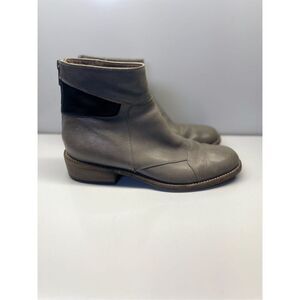 LD Tuttle quality leather Taupe Made in Italy ankle boots Size 38 US 8